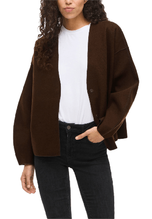 Vila VIJUICE LOOSE L/S JACKET Jackor Dam Brun 42