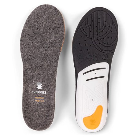 52bones Wooltech inner soles Grey 43/44