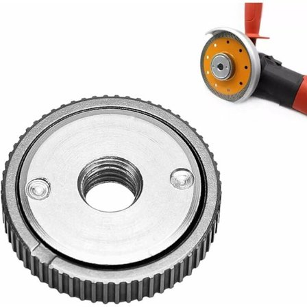 Hurtigspændemøtrik passer til alle vinkelslibere med 14 gevind, vinkelsliber tilbehør træskæreskive (1)