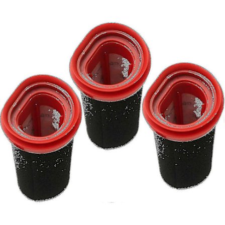 3-pakning 25,2V/21,6V Filter til Bosch Flexxo Serie 4 Trådløse Støvsugere Bbh32101 Etc, Erstatning