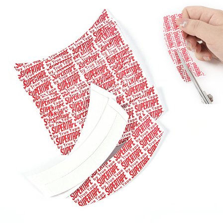 36 stk. parykbånd til blonde parykker, usynlig vandtæt dobbeltklæbende tape til parykker blonde front paryk tape toupé tape stropper paryk blonde tape