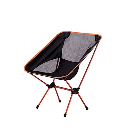 Utendørs sammenleggbar stol Fiskestol ORANGE LITEN