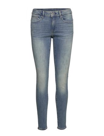 Midge Zip Skinny Wmn Skinny Jeans Blå G-Star RAW