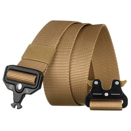 Långt canvasbälte med snabbspänne_MGF