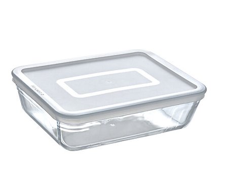 PYREX Fat med lokk Cook & Freez 24x19x8cm 2,6l Glass