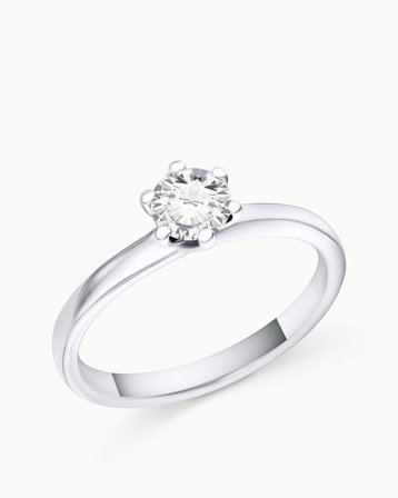 Solitaire Ring Clara 18K Rose Gold 0.50 Carat - Engagement Rings & Wedding Rings from Vanbruun