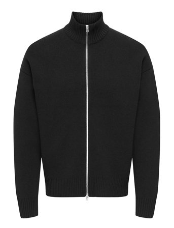 Onsblake Ds High Neck Cardigan Knit Noos Black ONLY & SONS