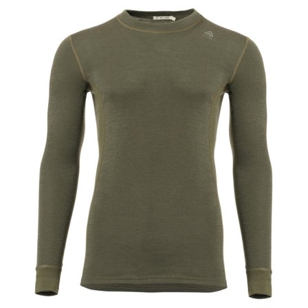 Aclima WarmWool Crewneck M's Olive Night - M