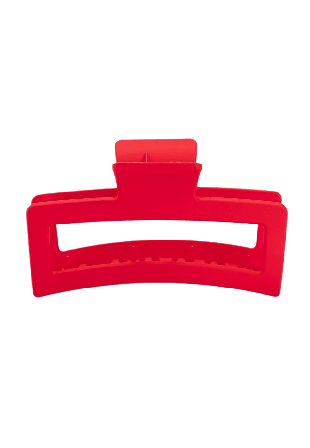 Appear Hårklämma BELLE large square Accessoarer Dam Röd 13CM