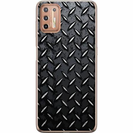 Motorola Moto G9 Plus Mjukt Skal - Metalliskt Mönster
