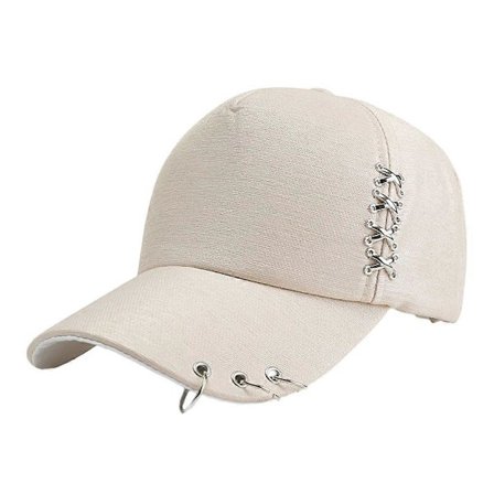 Klassisk Andningsbar Basebollkeps Svettabsorberande Justerbart Bältesring Basebollkeps med Ringar