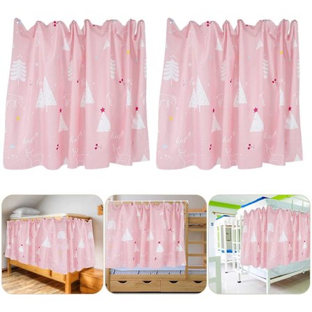 2 st Koj Tält för Undre Koj, Sovsal Integritetsduk Gardiner Integritet Mörkläggningsduk Gardin Under Säng Gardiner, 200x115cm