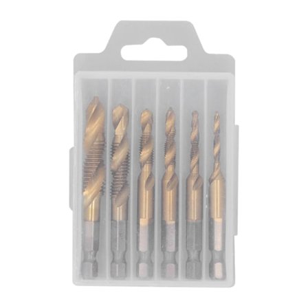 6 stk gjengede boretapper HHS fin gjenge slitestyrke skrue boretapp for boring tapping