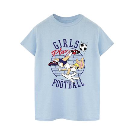 Looney Tunes Herr Lola Bunny Flickor Spela Fotboll T-Shirt XXL Ba Baby Blue XXL