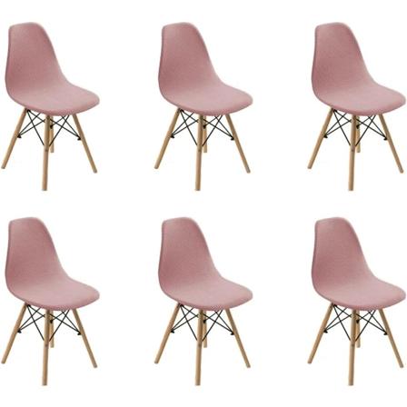 Pakkauksessa 4 ruokasalin tuolipäälliset Kangaskuoriset tuolinpäälliset Stretch-tuolisuojat sisustuspäälliset olohuoneeseen Pink 15.5-19inch