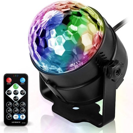 Disco-pallo diskovalo juhlat valo diskovalo valotehosteet 7 väriä KLB