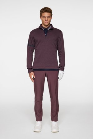 J.Lindeberg - Heath Strike Mid Layer - Golf - Purple - Men - S
