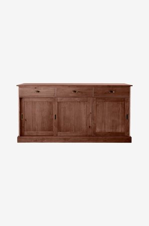 Loft24 - Sideboard med 3 dörrar 3 lådor Harry - Brun - Byråar - Från Homeroom