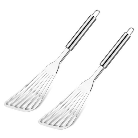 Fleksibel rustfri stålskraber til fisk, 2 stk.