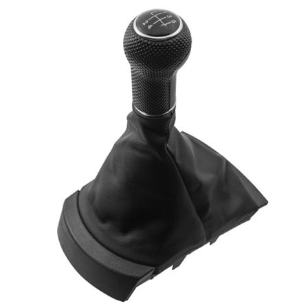5/6-växlad bilväxelspaksknapp Spak Damask Cover Krage för SEAT Ibiza 2002 2003 2004 2005 2006 2007 2008 Cover-5 hastigheter 5 Speed