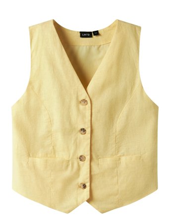 Nlfhynthe Sl Waistcoat Yellow LMTD