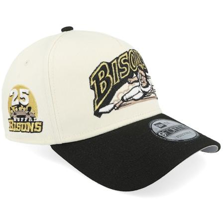 New Era - MiLB Weiss adjustable Cap - Hatstore Exclusive x Buffalo Bisons Wild Life 9FORTY 2t Chrome/Black A-Frame Adjustable @ Hatstore