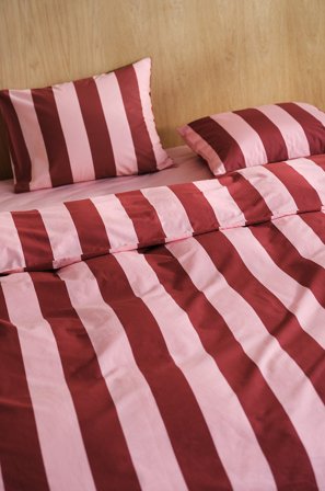 Jotex - Dynetrekksett Dobbeltseng Rosa - BLOCKY - Kjøp Dobbeltseng hos Jotex