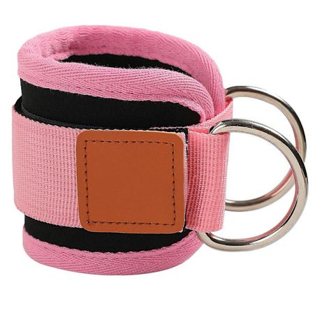 2 kpl vaaleanpunainen säädettävä kuntosali nilkkaremmi, nilkkatukivahvistusharjoittelun nilkkaremmi