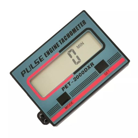 Digital RPM-måler og timer - Motorpuls-måler, 1~99999 minutter, induktiv design
