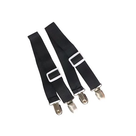 2 st svarta justerbara lakansspännare för sänglakan, spännare för att hålla lakan på plats, lämpliga för alla sängar och madrasser