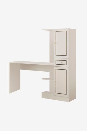 Hanah Home - Skrivebord og bokhylle Mia - Hvit - Skrivebord - Fra Homeroom