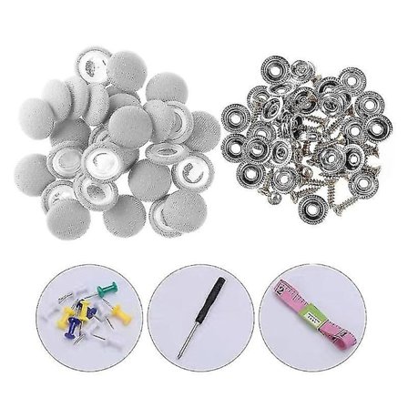 50x Biltaghimmel Reparation Nitter Design Til Biltag Flanellet Loft-størrelse, Farveflanelgrå