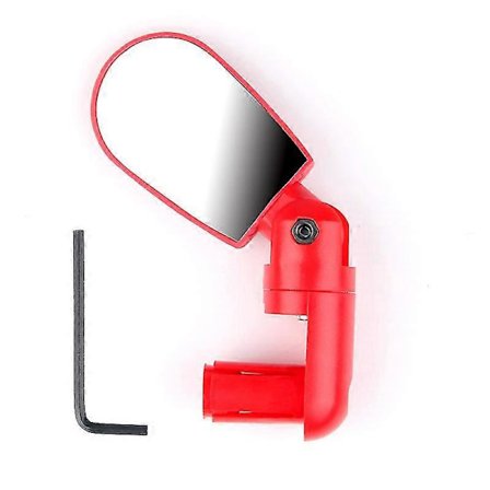 Polkupyörän peilit maasto- ja maantiepyörään, kokoontaitettavat kuperat peilit, punainen