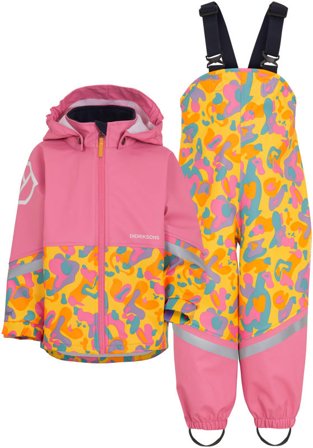 Didriksons Waterman Printed Kids' Set 4 Children rainwear sets Yellow 100
