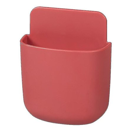 2 stk Nano-boks uten hull, veggmontert, bønnepasta rød