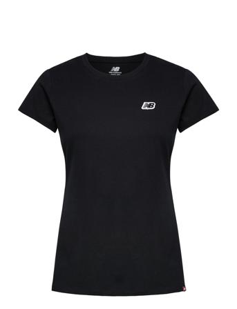 Nb Small Logo Tee T-shirts & Tops Short-sleeved Svart New Balance