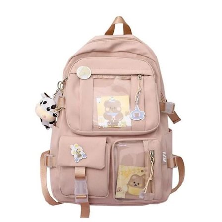 Funnybeans Kawaii reppu, ihana pastellinen reppu teini-ikäisille tytöille