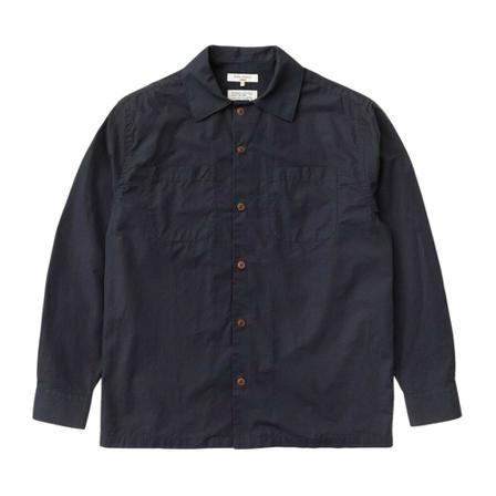 Nudie Jeans, Casual Shirts Blauw, Heren, Maat:M