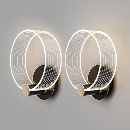 Moderne Akryl Vegglampe 2 stk Enkelt Dobbelt Hode Led 3-farget