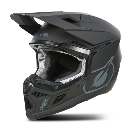 Casco de Cross O'Neal 3SRS Solid Negro L