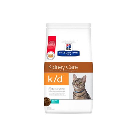 Hill's Prescription Diet K/D Kidney Care Con Tonno Cibo Secco Per