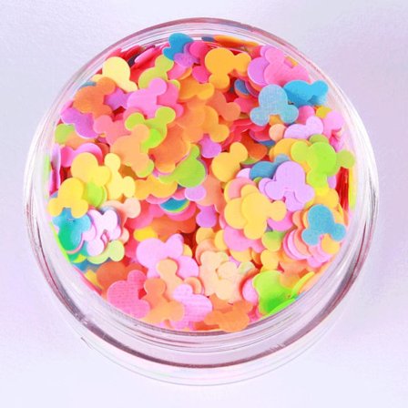 Negleglitter - Mix - Mickey Mouse - 8ml - Glitter