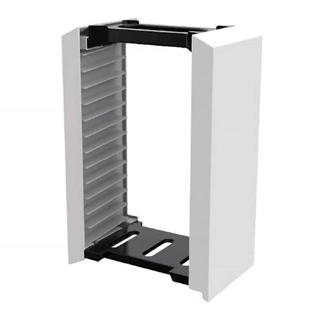 Pelikorttiboksin säilytysteline Muovinen CD-levyn pidike Pelikortin säilytys