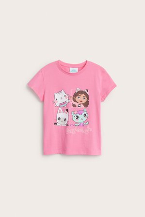 Kappahl | T-skjorte Gabbys dukkehus | Rosa