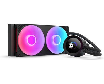 NZXT Kraken Plus 240 RGB Black - Kraken Plus 240 RGB – Effektiv CPU-vannkjøler med RGB
