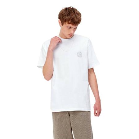 Carhartt Wip T-Shirts , Wit , Heren , Maat: XL