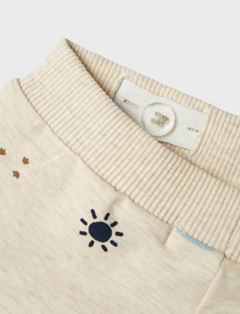 name it Nbmfris Light Sweat Shorts - Cream - 50