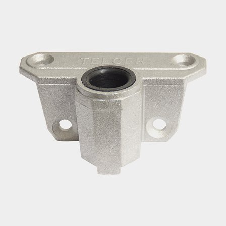 Hankaimen kiinnike, sivuasennukseen, painelukolla, alumiini, 57 mm (2 1/4"), 1 kappale