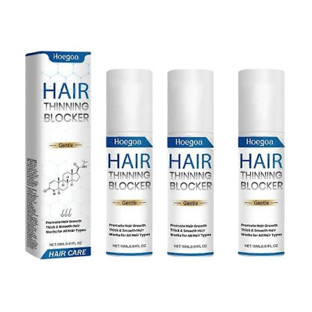 Hårväxt DHT Blocker Spray - Förhindra Håravfall, Stärk och Ge Volym till Håret för Män & Kvinnor, Lämplig för Alla Hårtyper