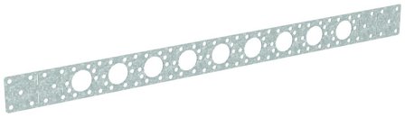 Vatette V6 Fixturplåt plan kant, 60 c/c, Installation